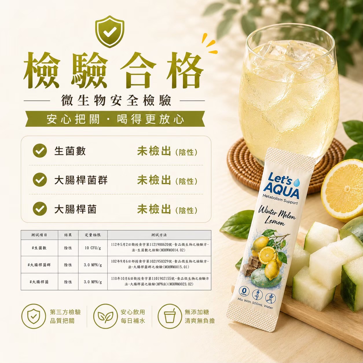 冬瓜檸檬微生物檢驗入口圖